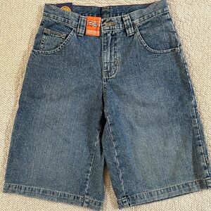 LEE SURE 2 FIT Originals‎ Carpenter Shorts in Classic Blue Zip Pocket Kids 12R
